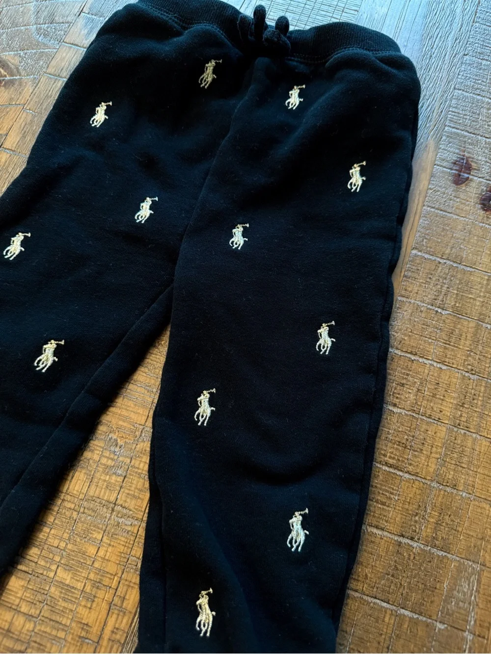 Ralph Lauren Polo Pony Fleece Jogger Pants Embroidered - Toddler 24M